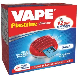 Vape Piastrine Classic con fornellino per Zanzare - Protezione Notturna