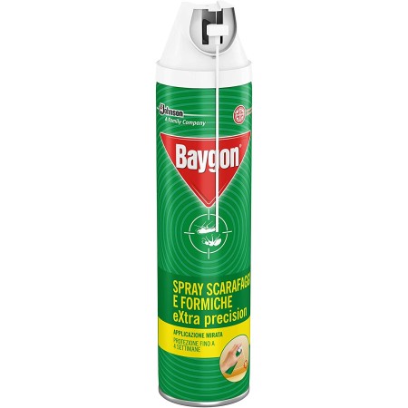 Baygon Spray Scarafaggi e Formiche Extra Precision - 400 ml