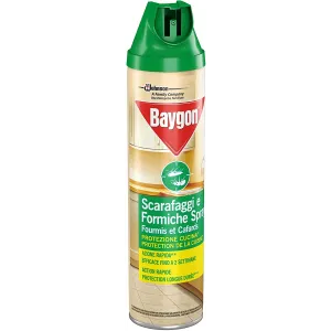 Insetticida Baygon Spray – Protezione Baygon per scarafaggi e formiche.