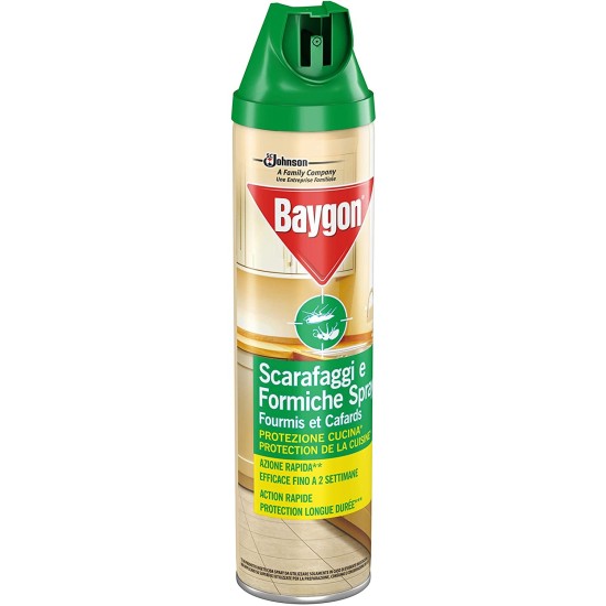 Insetticida Baygon Spray – Protezione Baygon per scarafaggi e formiche.