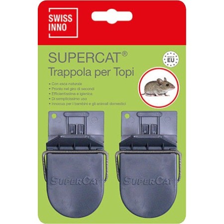 Trappole Per Topi Super Cat da 2 pezzi