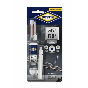Colla Ripara Metallo Bostik Fast Fix 2 - Metallo Liquido Bicomponente 2
