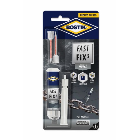 Colla Bicomponente Bostik Fast Fix2 Liquid Metal