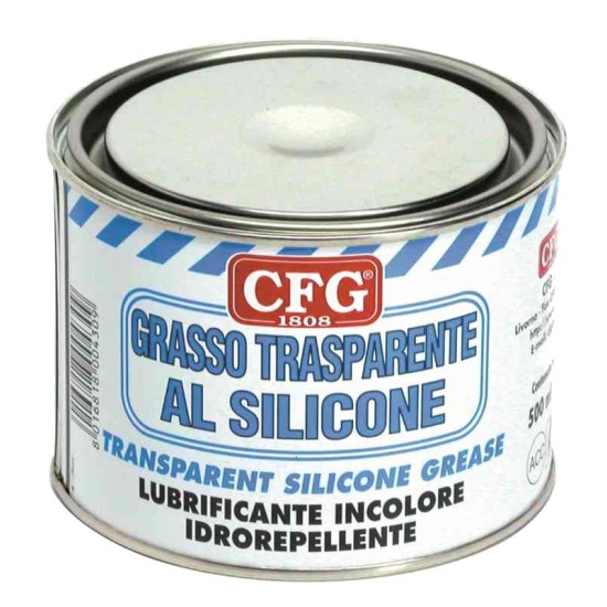 Grasso Siliconico Lubrificante al Silicone Trasparente - 500ml