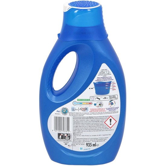 Istruzioni e avvertenze Detersivo Dash Actilift Salva Colore Liquido 935ml 17 lavaggi