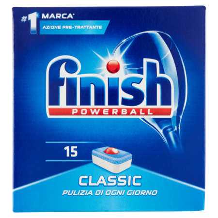 Finish lavastoviglie Power ball - 15 Finish pastiglie lavastoviglie