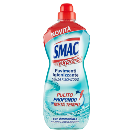 Smac Express Pavimenti 1000ml - Detergente pavimenti con Ammoniaca