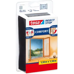 Tesa Zanzariera Adesiva Antracite 130 x 150cm