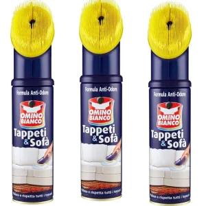 Pulisci tappeti e divani Omino Bianco Spray Schiuma 3x300ml