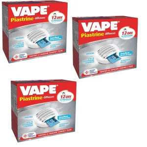 Vape Elettro Diffusore Piastrine  Invisibile 3 Diffurori + 30 Piastrine