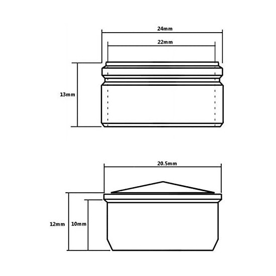 Misure del Filtro per Rubinetto