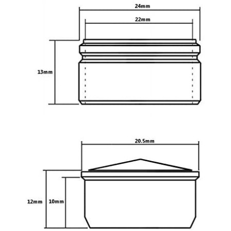 Misure del Filtro per Rubinetto