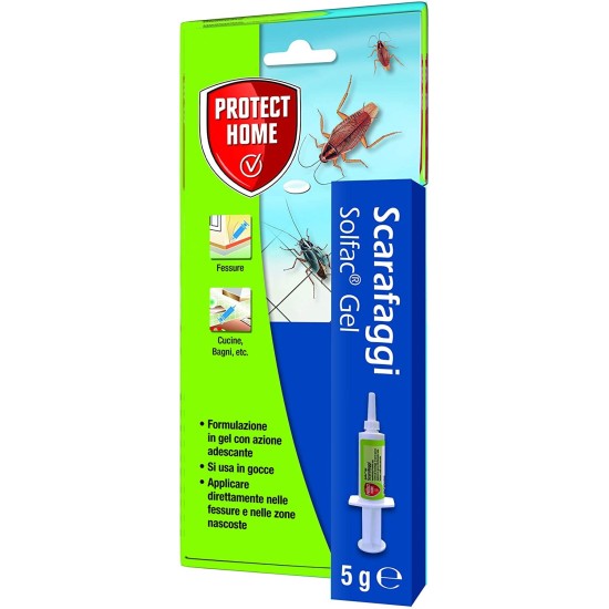 Protect Home Insetticida Gel – Esca scarafaggi in siringa 5g
