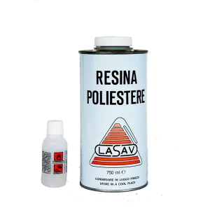 Resina Trasparente Liquida 750ml - Catalizzatore resina poliestere