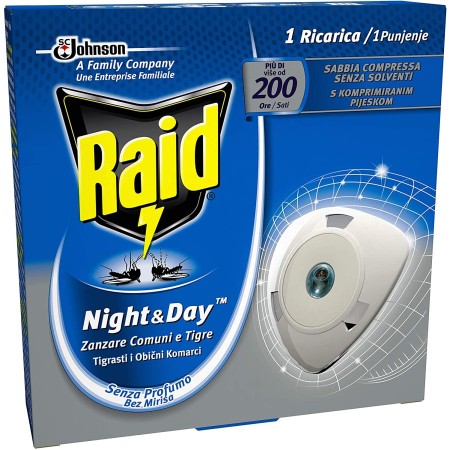 Ricarica Raid Liquido 1pz - Antizanzare Raid Night and Day