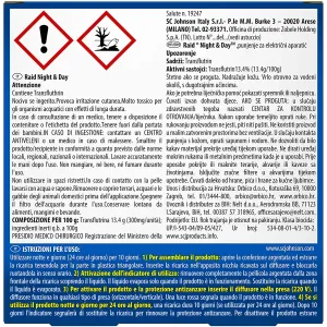 Ricarica Raid Liquido 1pz - Antizanzare Raid Night and Day 2