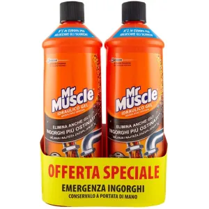 Gel Disgorgante Mr Muscolo Idraulico Liquido potente - 2x1L