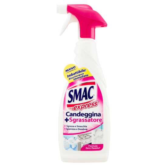 Smac Sgrassatore Express - Detergente Spray Candeggina 650ml