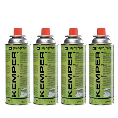 Bombolette Butano Kemper 4x390  - Bomboletta di Gas da Campeggio