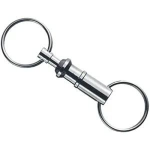 Anello Porta Chiavi Doppio Victorinox 4.1835 – a Baionetta Nichelato