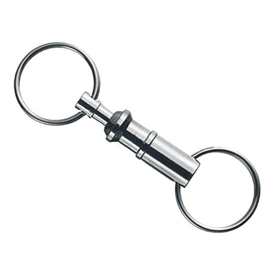 Anello Porta Chiavi Doppio Victorinox 4.1835 – a Baionetta Nichelato