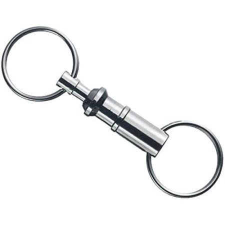 Anello Porta Chiavi Doppio Victorinox 4.1835 – a Baionetta Nichelato