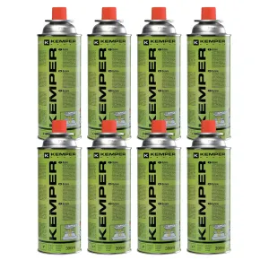 Cartucce Gas Campeggio -Bombolette per fornelli da campeggio 8pzx390ml