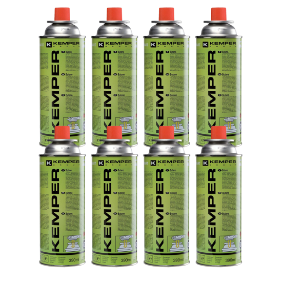 Cartucce Gas Campeggio -Bombolette per fornelli da campeggio 8pzx390ml