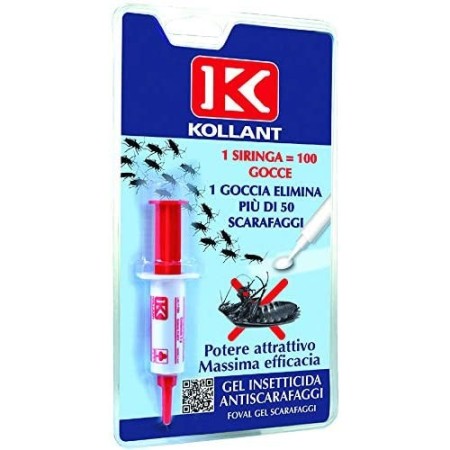 Kollant Insetticida Siringa Foval Gel Scarafaggi - 5g