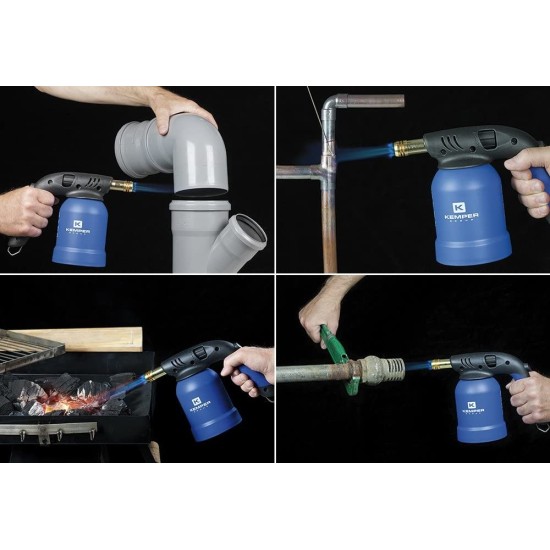 Cannello per saldare portatile a Gas Kemper - vari esempi di uso