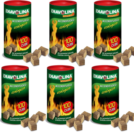 Diavolina Accendifuoco Ecologico