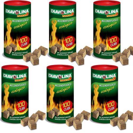 Diavolina Accendifuoco Ecologico