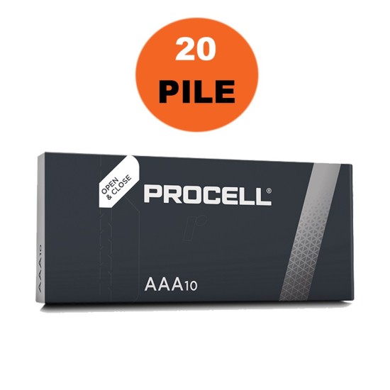 20 Duracell Procell MiniStilo Industrial