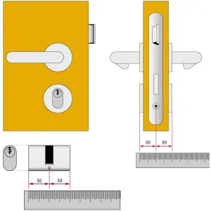 Cisa Cilindro Ovale 30 - 30 2