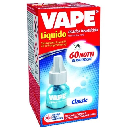 Vape Zanzare Liquido Insetticida Zanzare - Classic 60 Notti 36ml