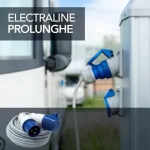 Prolunga Industriale Electraline 10m con Spina a tre Poli 2