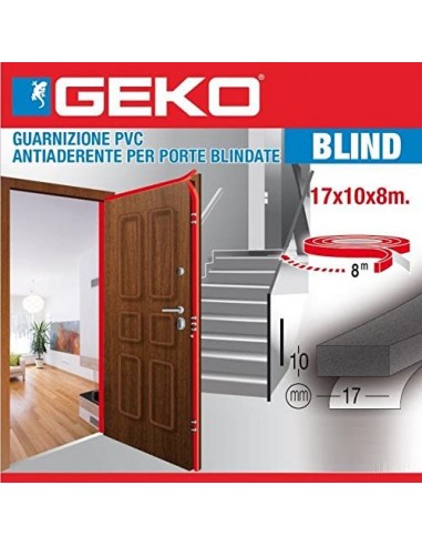 Geko Paraspifferi in PVC Per Porte di Blindate 8m