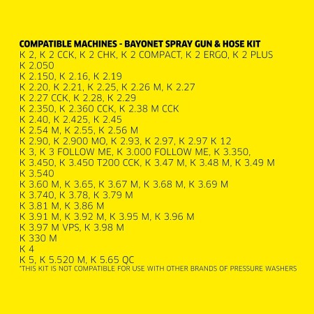 Karcher Kit tubo e Pistola 7.5 metri