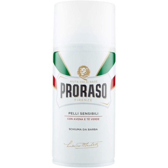 Schiuma da Barba Proraso Pelli Sensibili tè verde & avena 300ml