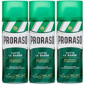 Schiuma Barba Rinfrescante 3x400ml - Proraso Sapone da Barba
