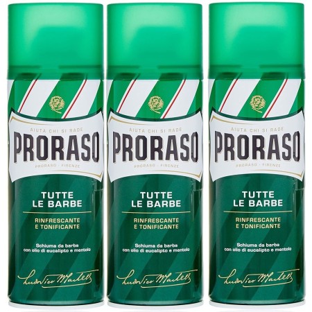 Schiuma Barba Rinfrescante 3x400ml - Proraso Sapone da Barba