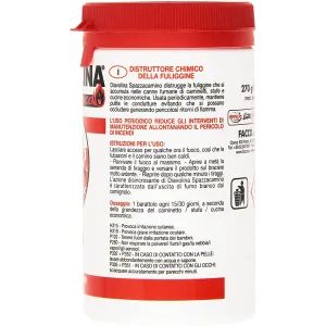 Confezione Diavolina Spazzacamino 270g: Pulitore canne fumaria efficace 2