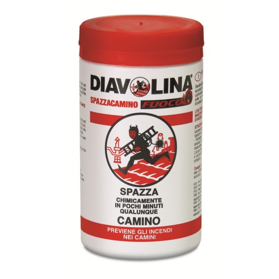 Confezione Diavolina Spazzacamino 270g: Pulitore canne fumaria efficace