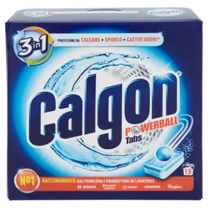 Pastiglie Anticalcare Lavatrice -Tab Anticalcare Calgon 15pz