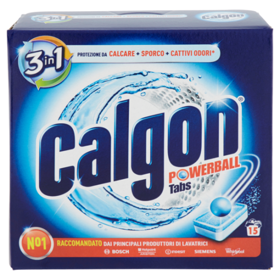 Pastiglie Anticalcare Lavatrice -Tab Anticalcare Calgon 15pz