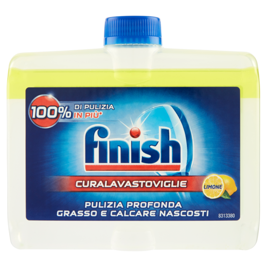 Finish Curalavastoviglie Limone 250ml – Pulitore lavastoviglie