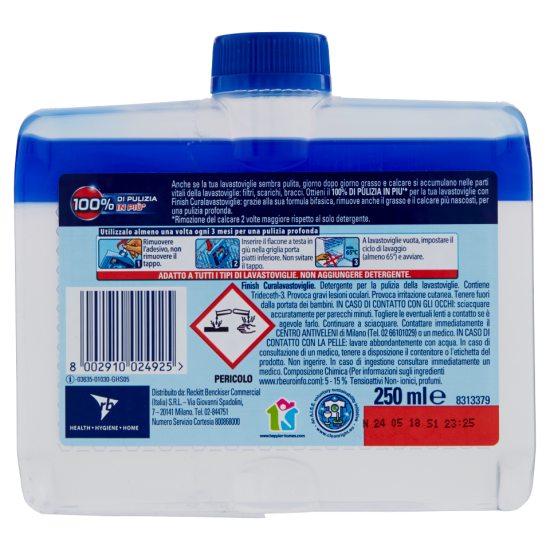 Informazioni e Istruzioni di Finish Curalavastoviglie - Regolare 250 ml
