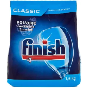 Finish Classic Detersivo Polvere Lavastoviglie Effetto Ammollo Regular 1,6 kg