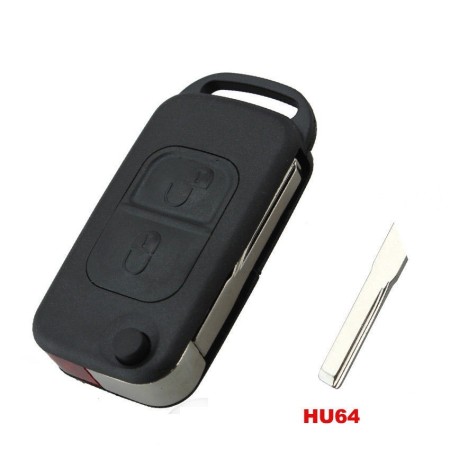 COVER TELECOMANDO MERCEDES 2 TASTI  FLIP