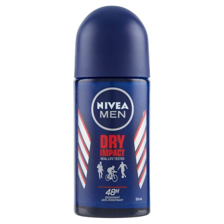 Nivea Men Deodorante Ascelle Intimo Dry Impact Anti-Perspirant 4x50 ml